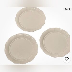 Princess House Cream Dinnerware Set